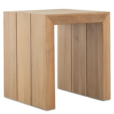 Messina Side Table In Natural Teak