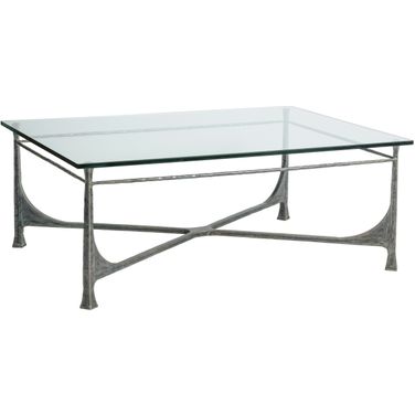 Metal Designs Bruno Rectangular Cocktail Table In St. Laurent