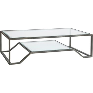 Metal Designs Byron Rectangular Cocktail Table In St. Laurent