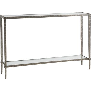 Metal Designs Claret Console In Silver Leaf