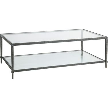 Metal Designs Claret Rectangular Cocktail Table In St. Laurent