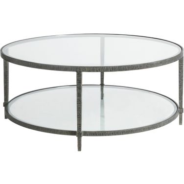 Metal Designs Claret Round Cocktail Table In St. Laurent