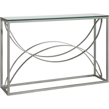 Metal Designs Ellipse Console In Argento