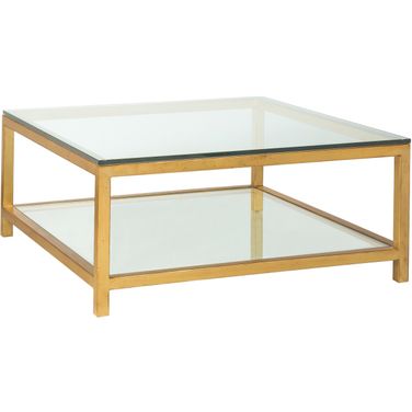 Metal Designs Per Se Square Cocktail Table In Gold
