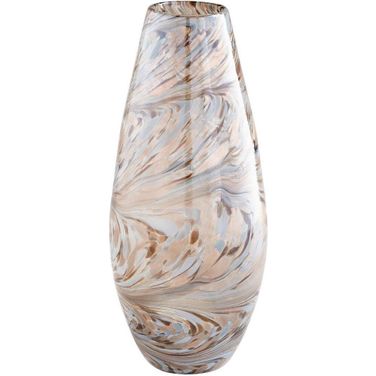 Metallic Sand Swirl Large Caravelas Vase
