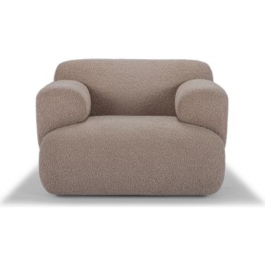 Metro Kuma Accent Chair In Camel Brown