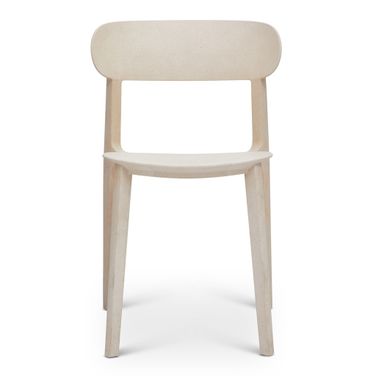 Metro Spencer Eco-Friendly Outdoor Stacking Chair Set of 4 In Beige