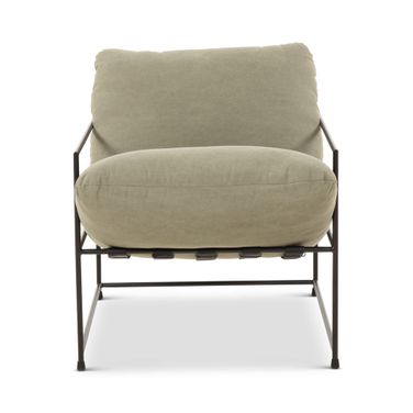 Metro Trent Upholstery Accent Chair In Washed Forest