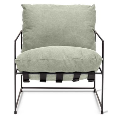 Metro Trent Upholstery Accent Chair In Washed Forest