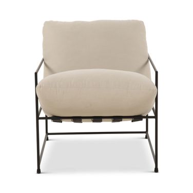 Metro Trent Upholstery Accent Chair In Washed Sand