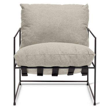 Metro Trent Upholstery Accent Chair In Washed Sand