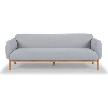 Metro Tulum 3 Seater Sofa In Light Gray