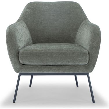 Metro Zurich Accent Chair In Forest Green