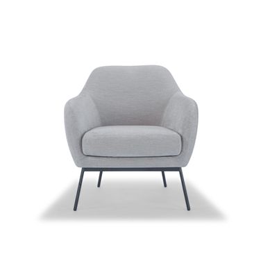 Metro Zurich Accent Chair In Gray