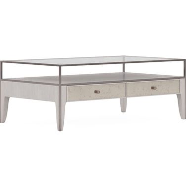 Mezzanine Rectangular Cocktail Table In Light Gray