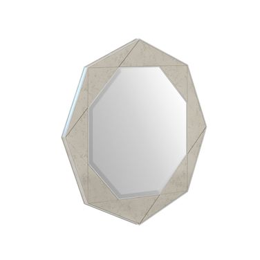 Mezzanine Round Mirror In Light Gray