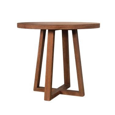 Mia Round Counter Height Table In Cinder