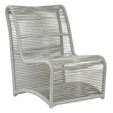 Miami Armless Club Chair in Echo Ash