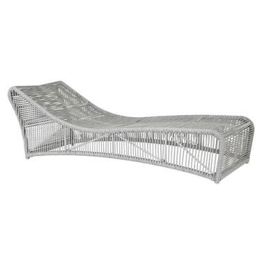 Miami Cushionless Chaise in Echo Ash