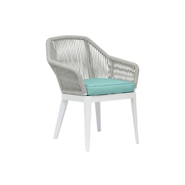 Miami Dining Chair in Dupione Celeste