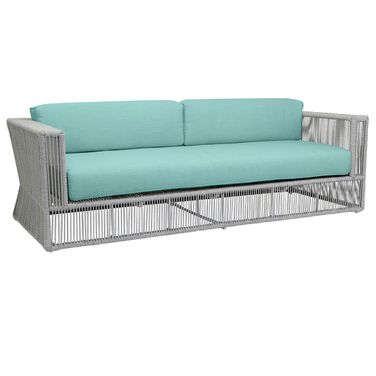 Miami Sofa in Dupione Celeste