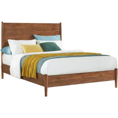 MidCentury Modern California King Bed In Cinnamon