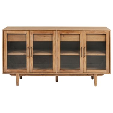 Middleton 4-Door Sideboard Server with Dual Drawers In Natural