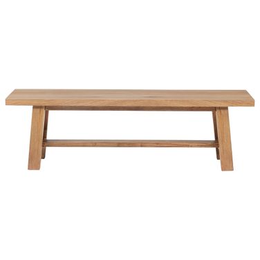 Middleton 60 Inch Wood Backless Dining Bench In Natural