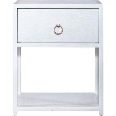 Midnight 1 Drawer 1 Shelf Accent Table