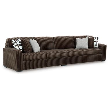 Midnight-Madness 2-Piece Sectional In Chocolate