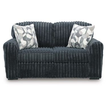Midnight-Madness Loveseat In Gunmetal