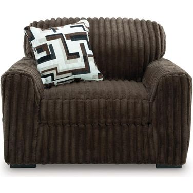 Midnight-Madness Oversized Chair In Chocolate
