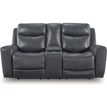 Mighty Moves Power Reclining Loveseat In Admiral