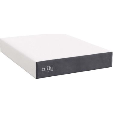 Mila 12 Inch King Mattress In White