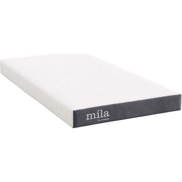 Mila 5 Inch Narrow Twin Mattress In White
