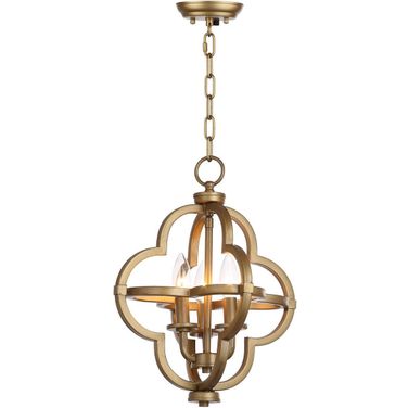 Mila Gold 12.25 Inch Adjustable Orb Pendant