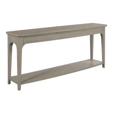 Milan Avery Console Table In Bronze and Stone