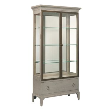 Milan Concord Display Cabinet In Bronze and Stone