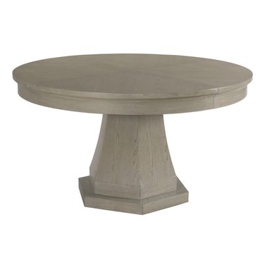 Milan Hartford Round Dining Table In Bronze and Stone