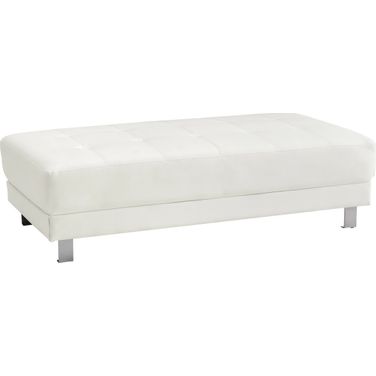 Milan Ottoman (White)