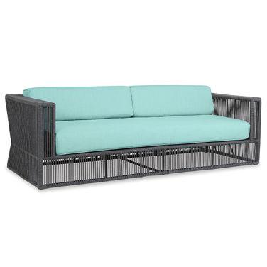 Milano Sofa in Dupione Celeste