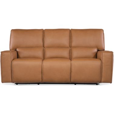 Miles Zero Gravity Power Sofa W/ Power Headrest In Brown