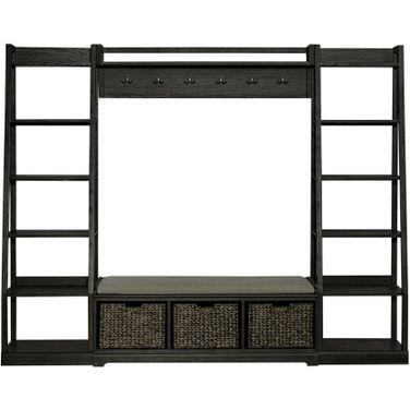Mill Creek Wall Unit In Dark Brown