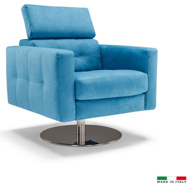 Milo-2 Swivel Arm Chair In Pistachio Novabuk