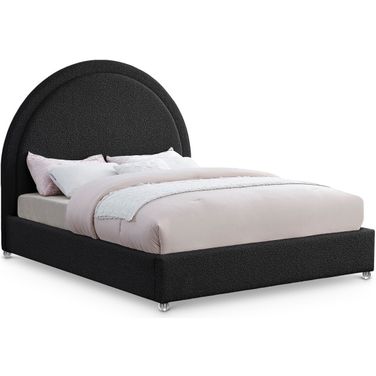 Milo Fabric King Bed In Black
