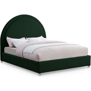 Milo Fabric Queen Bed In Green