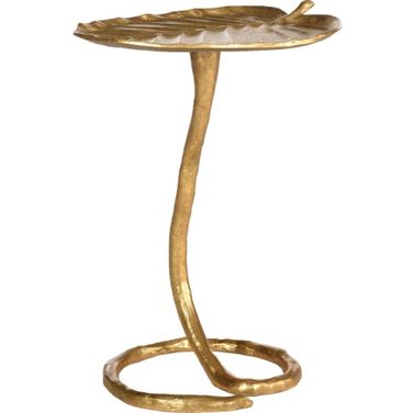 Mina Gold Foil Petal Side Table