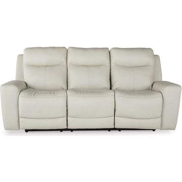Mindanao Power Recliner Sofa With Adjustable Headrest In Coconut