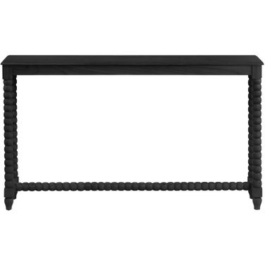 Mindi Wood Console/Sofa Table In Black
