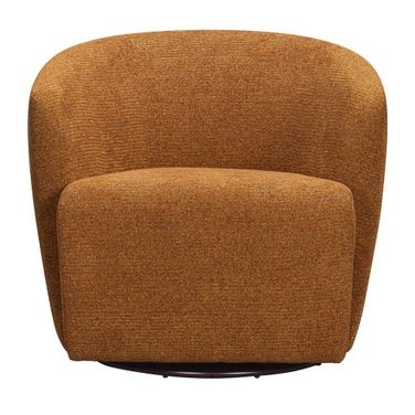 Mingle Swivel Glider Accent Chair In Thatch Jute